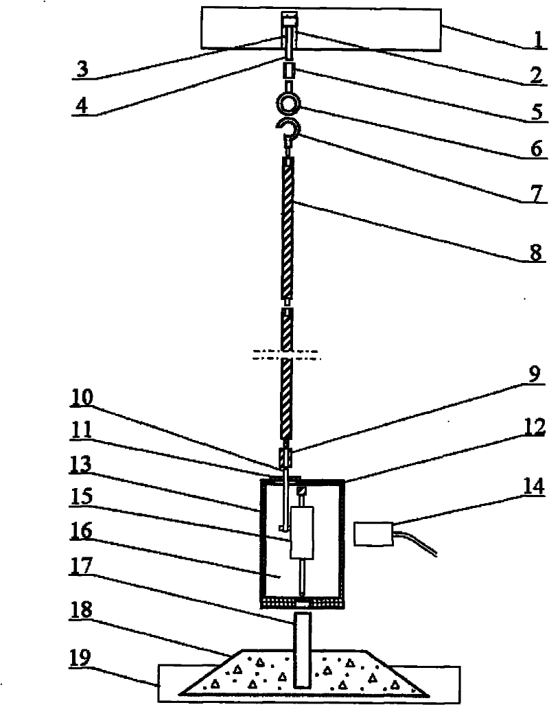 Oil seal type dial indicator settlement gauge