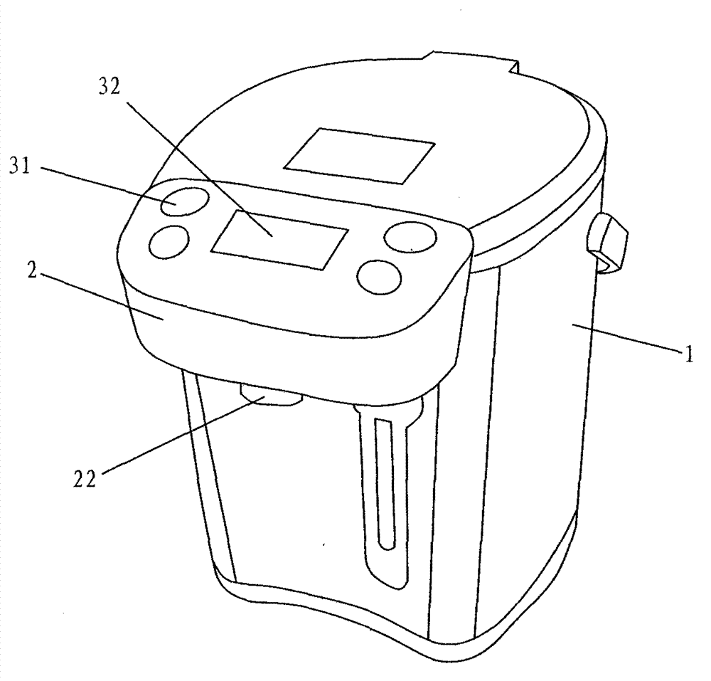 Electric heating hot water bottle