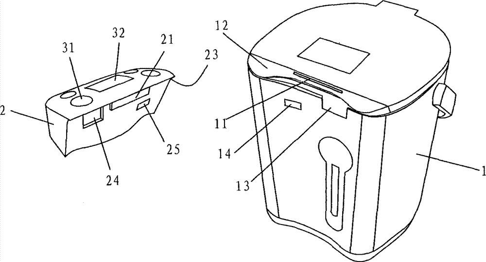 Electric heating hot water bottle