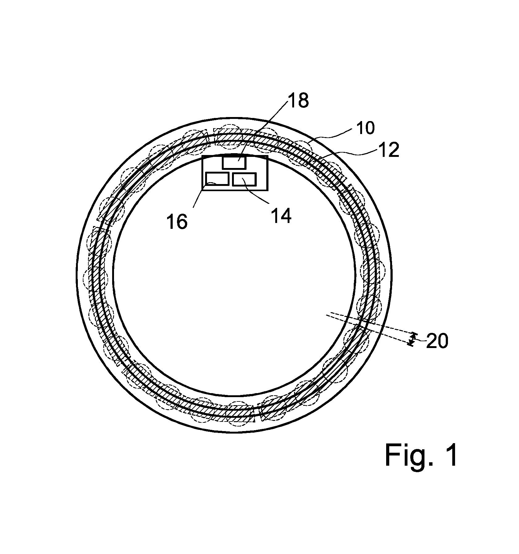 Method and data processing device for detecting a load distribution in a roller bearing
