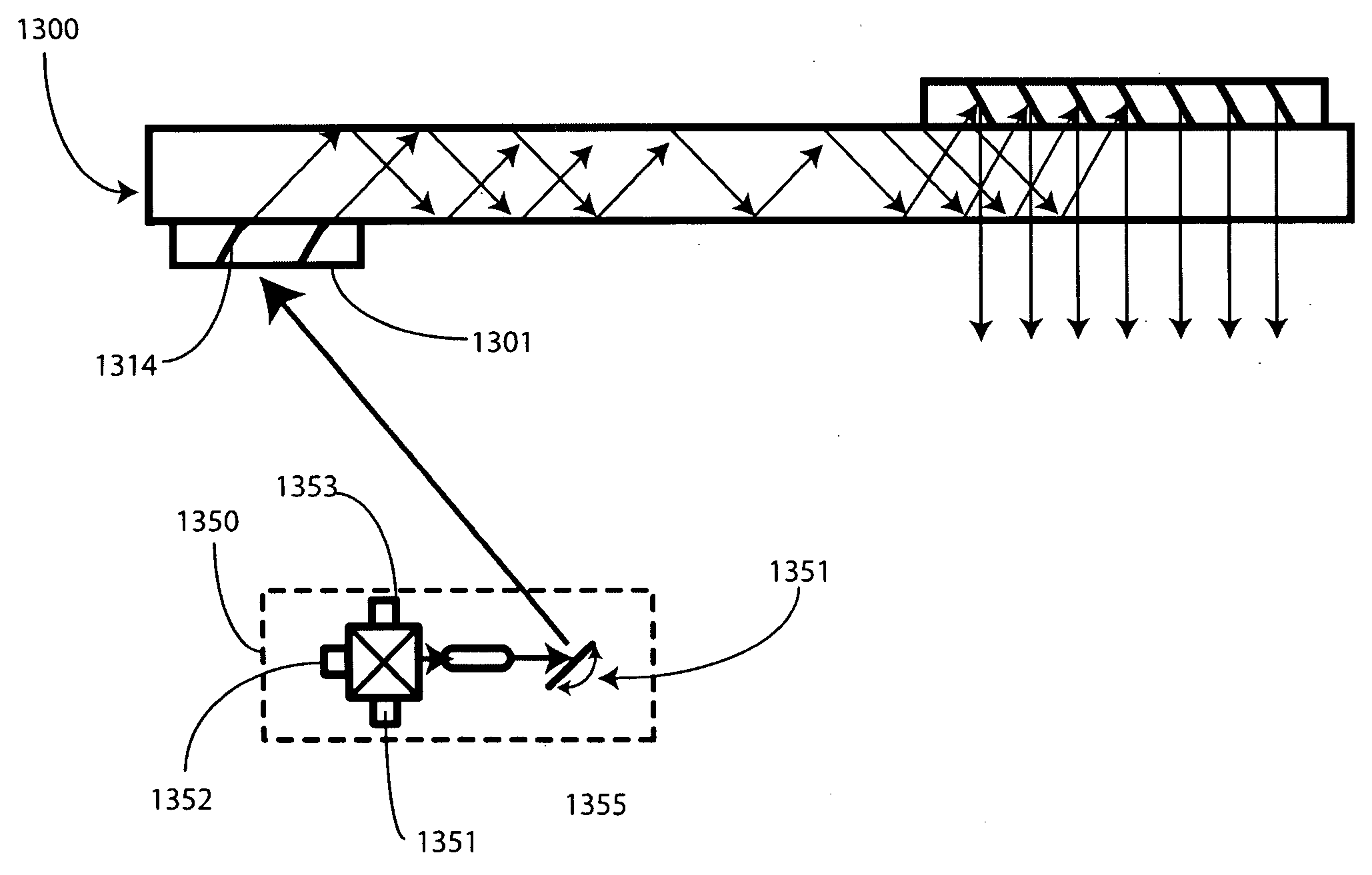 Substrate Guided Relay with Pupil Expanding Input Coupler