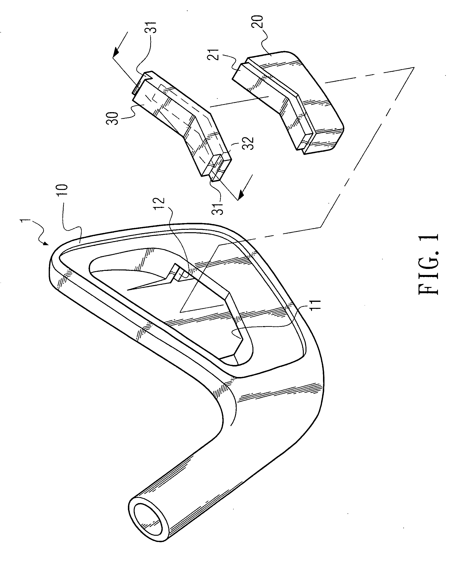 Golf club head with dual weighted parties having fixing structure