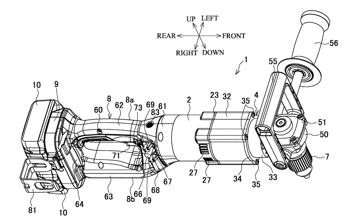 Rechargeable electric power tool