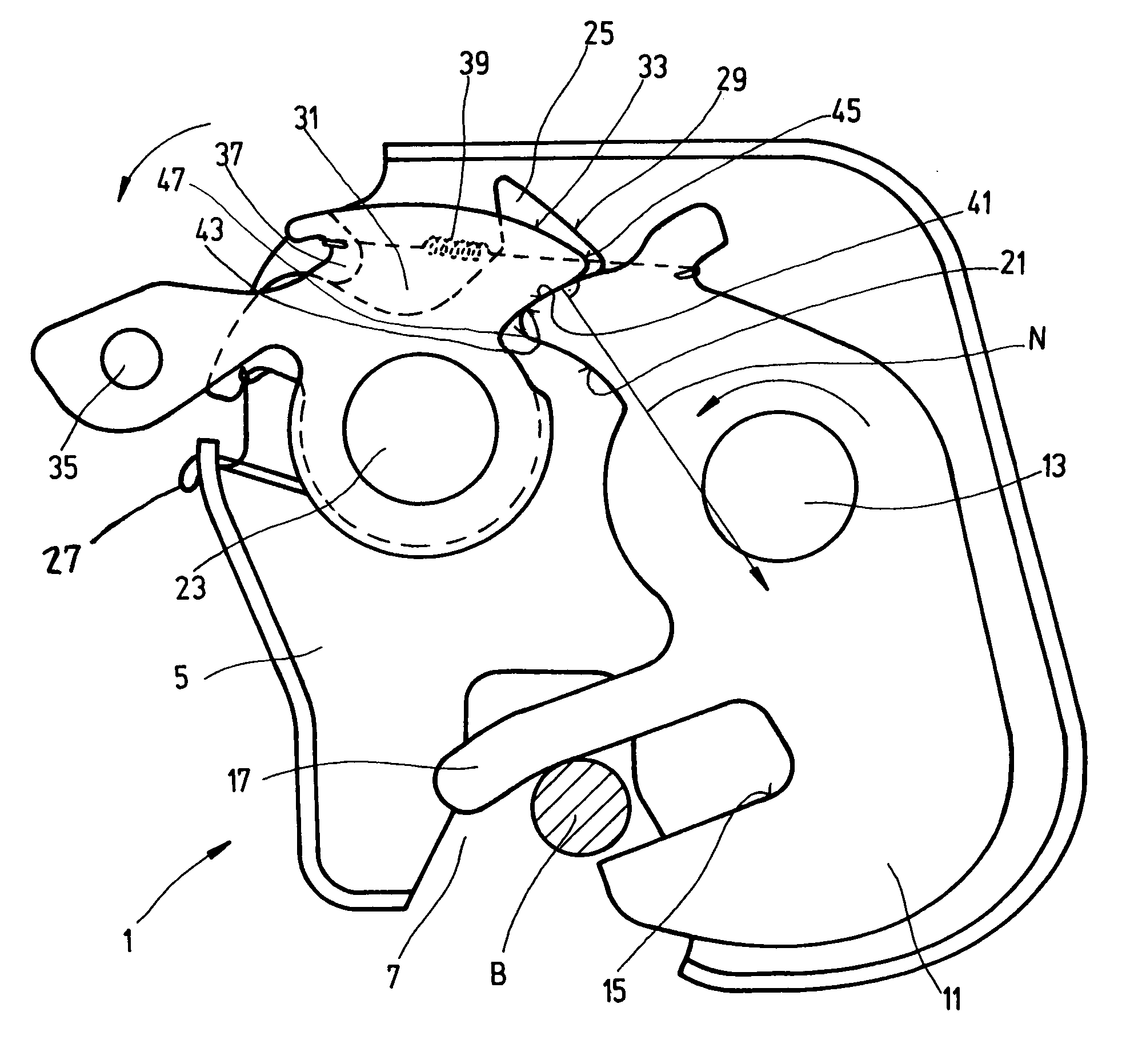 Locking mechanism for a vehicle seat