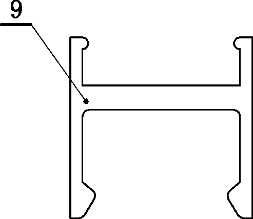 LED (light-emitting diode) full-color lamp chip mounting bar and LED grille lamp curtain formed by assembling same