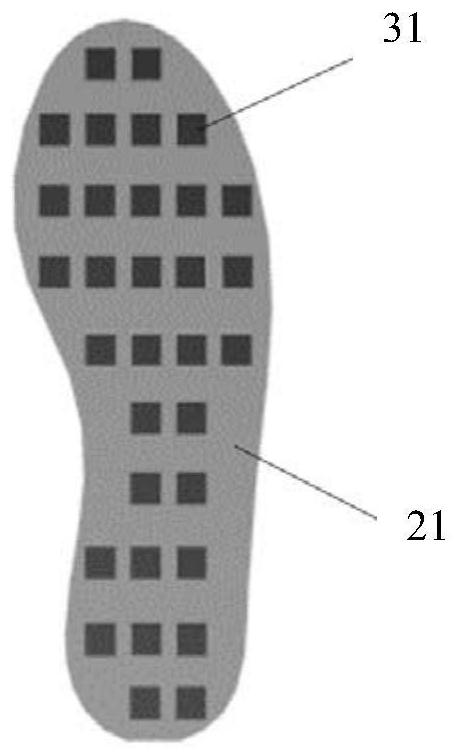 A kind of intelligent insole and its preparation method and application