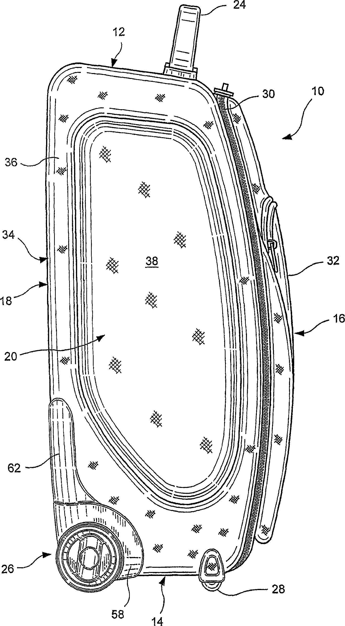 Gusset for a light-weight bag, a bag assembled therefrom, and methods for the manufacture and assembly thereof