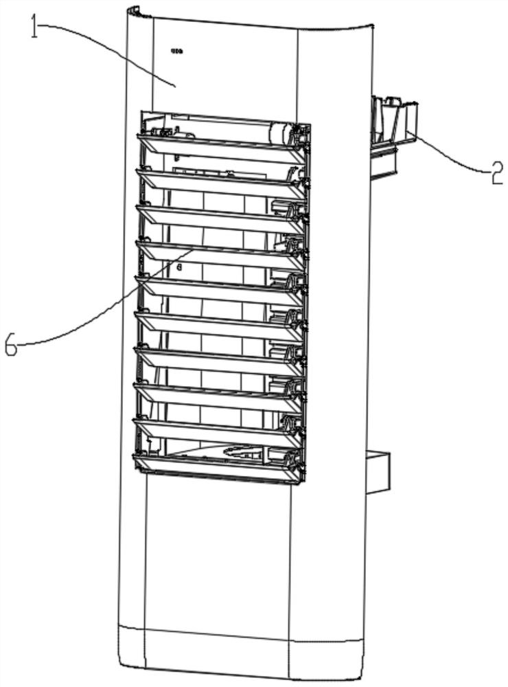 Air outlet structure of cooling fan and cooling fan
