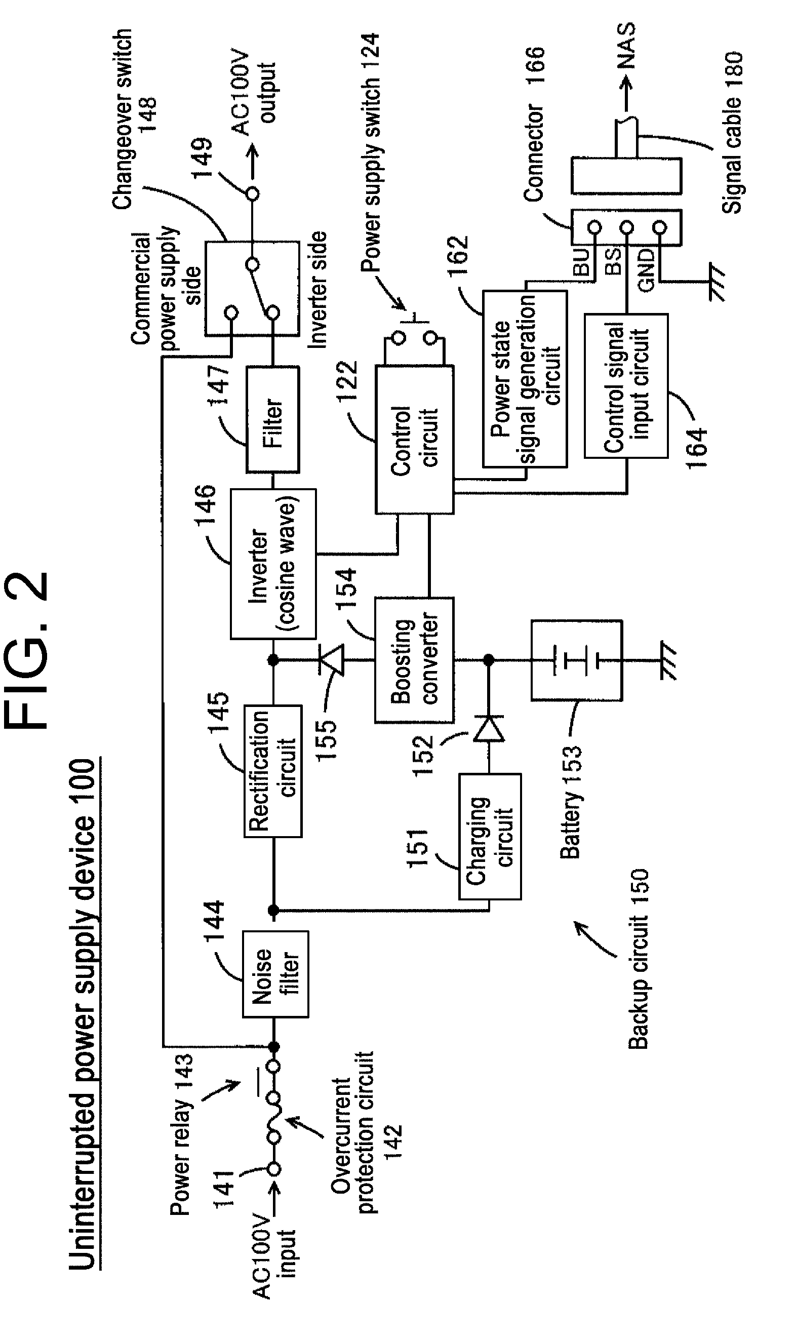 Storage power supply system, storage device, and control thereof