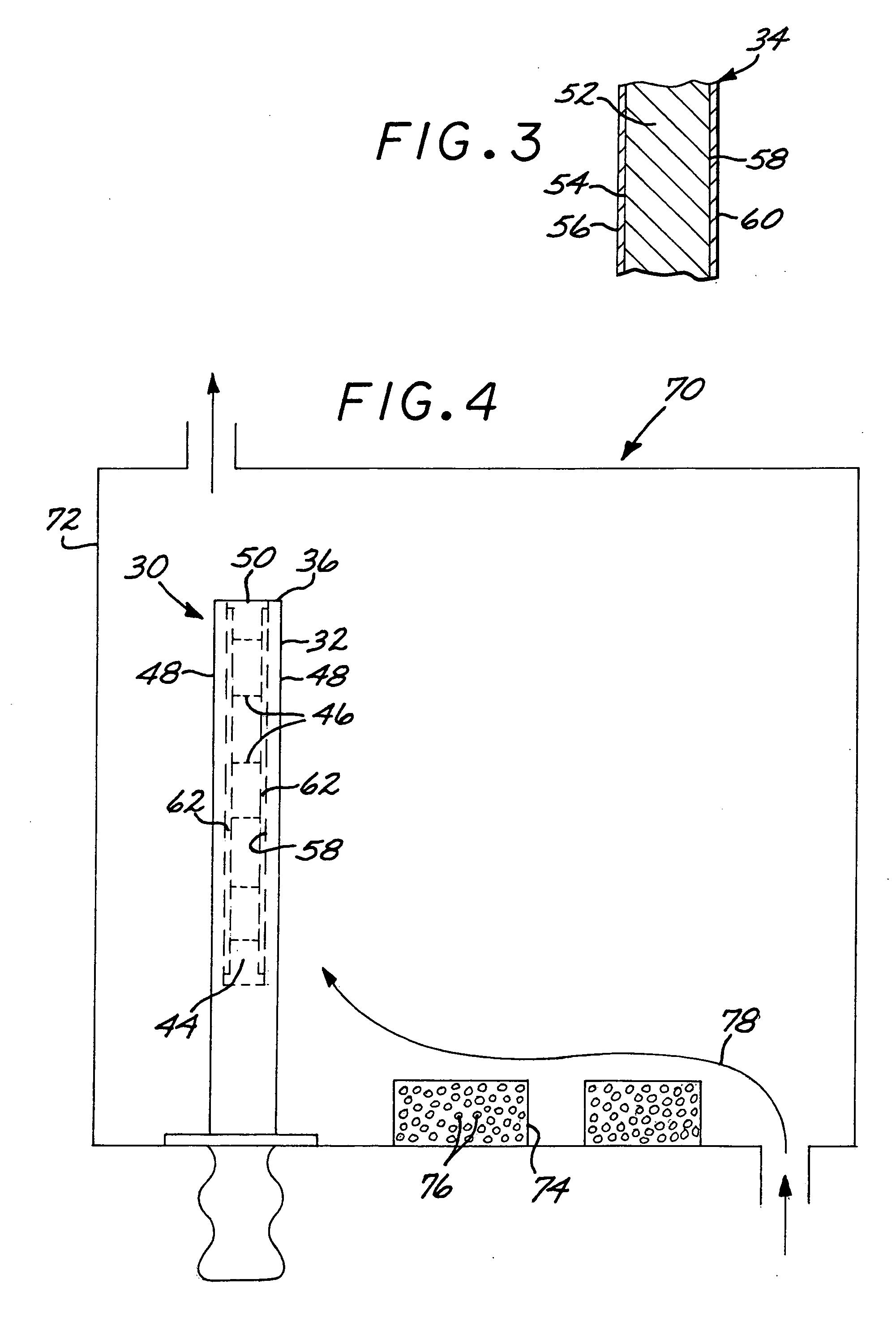 Method for aluminide coating a hollow article