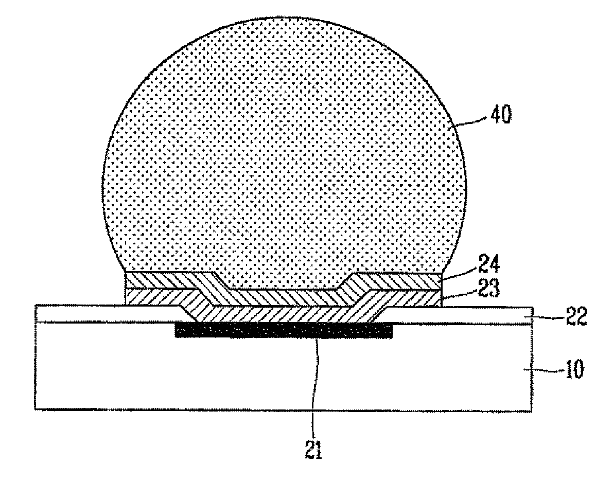 Semiconductor chip with solder bump and method of fabricating the same