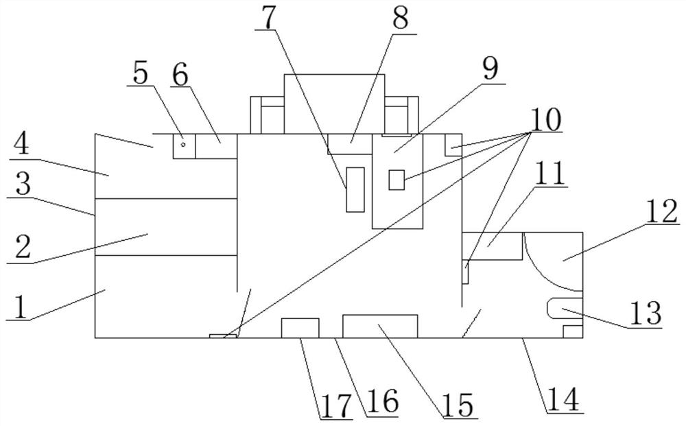 Special fresh air handling unit for negative-pressure isolation ward