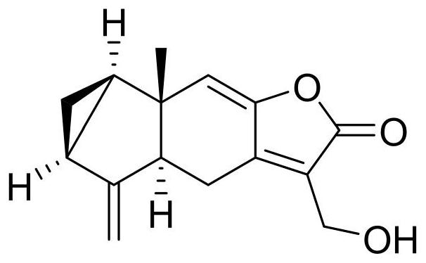Application of 13-hydroxy-8,9-dehydroshizukanolide in preparing medicine for anti-platelet aggregation