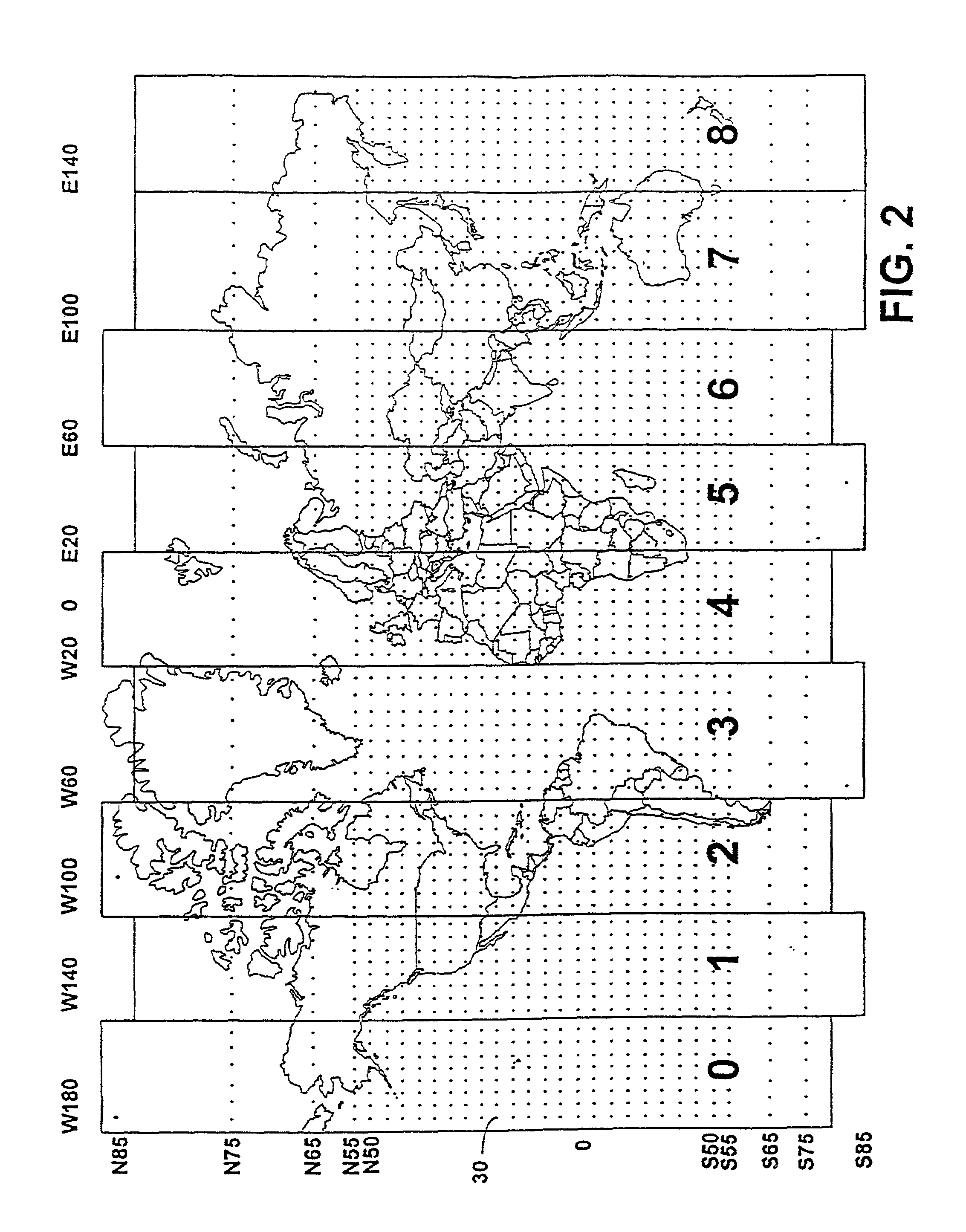 Method and system for minimizing storage and processing of ionospheric grid point correction information in a wireless communications device