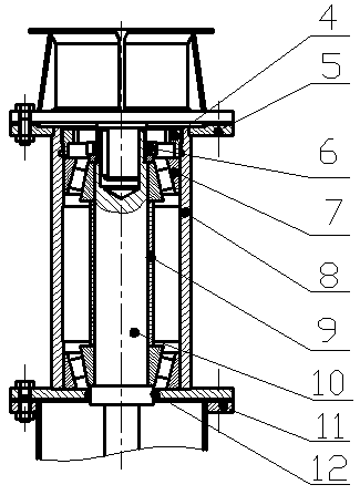 Vertical sludge cleaning equipment and its cleaning method