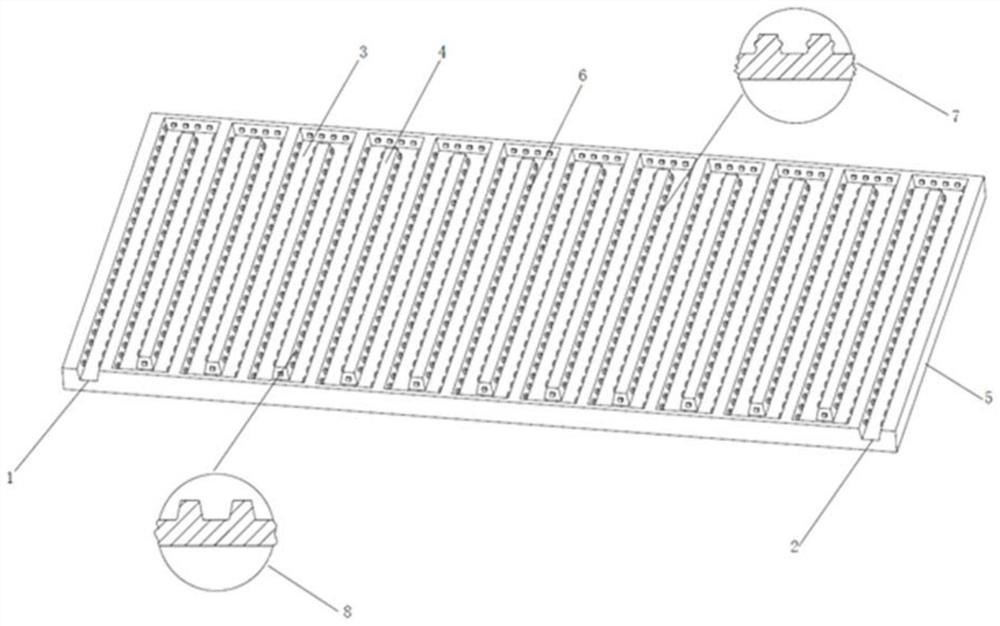 Fuel cell flow field plate and fuel cell