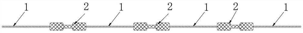 Flexible connection foldable metal gauze or sun shield