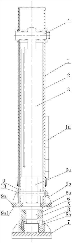 Well mouth centering device of workover rig and well mouth centering method of elevator of workover rig