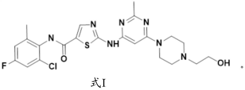 Application of fluorine-substituted 2-aminothiazole-5-aromatic carboxamide