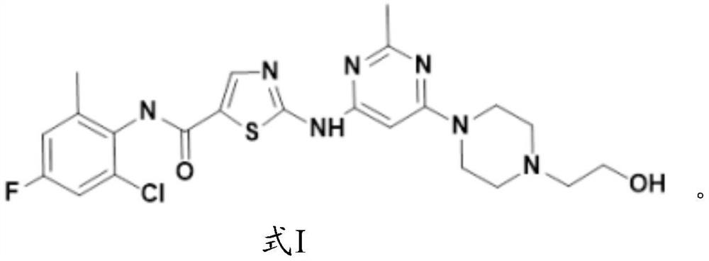 Application of fluorine-substituted 2-aminothiazole-5-aromatic carboxamide