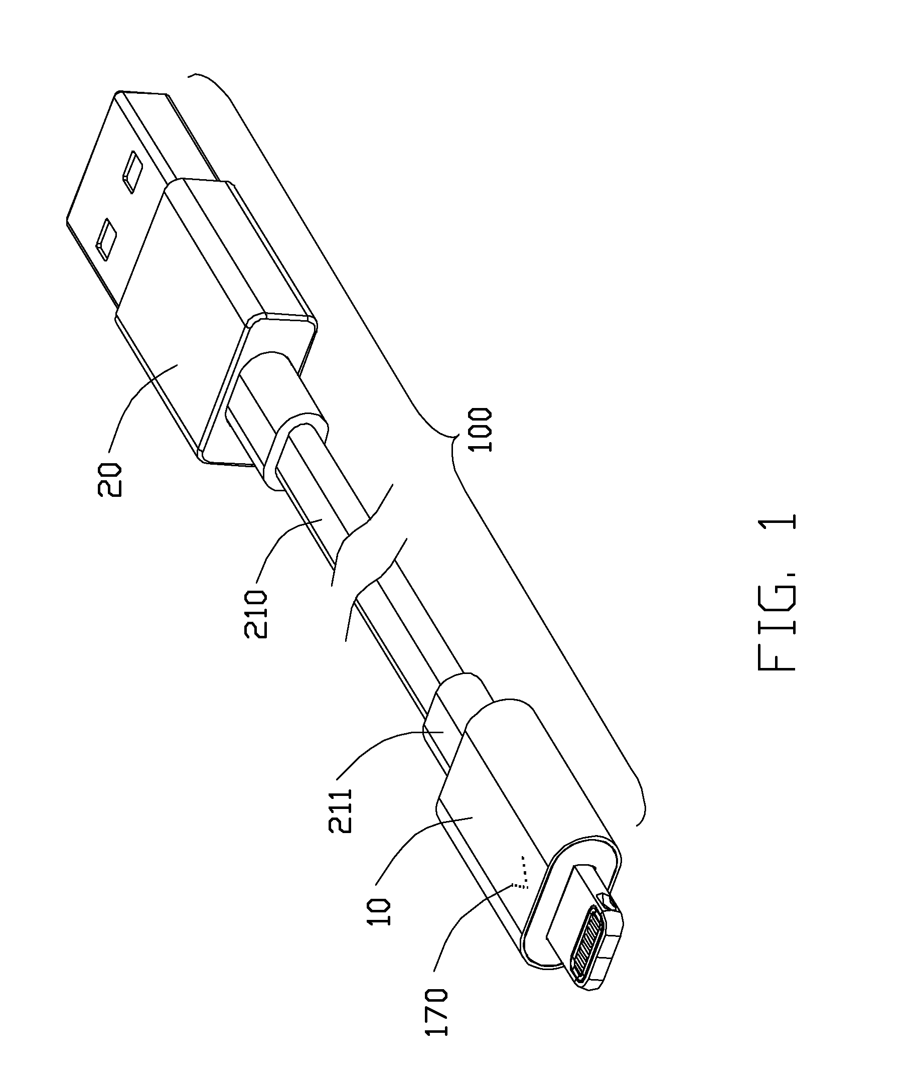 Cable connector assembly with improved indication effect