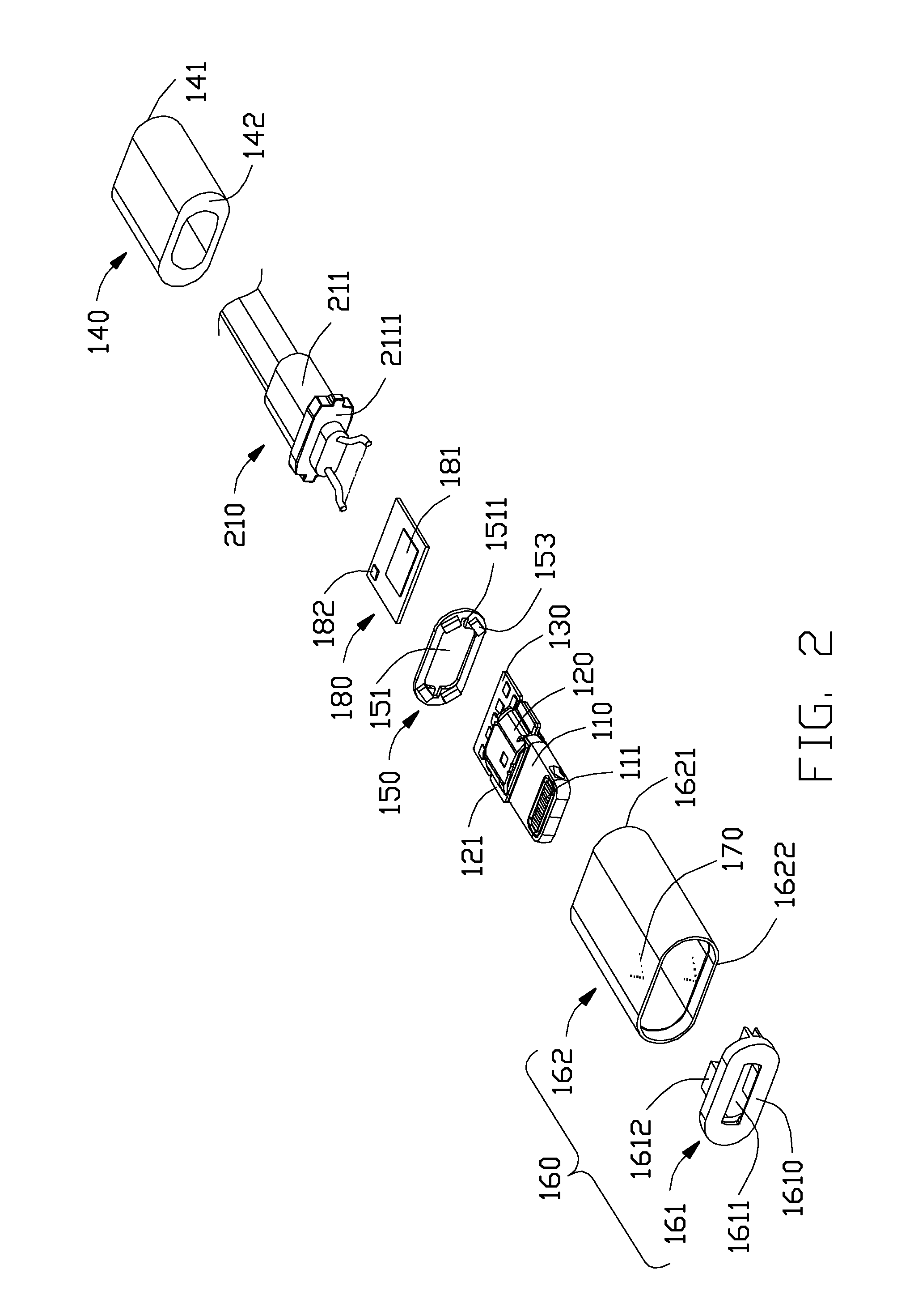 Cable connector assembly with improved indication effect