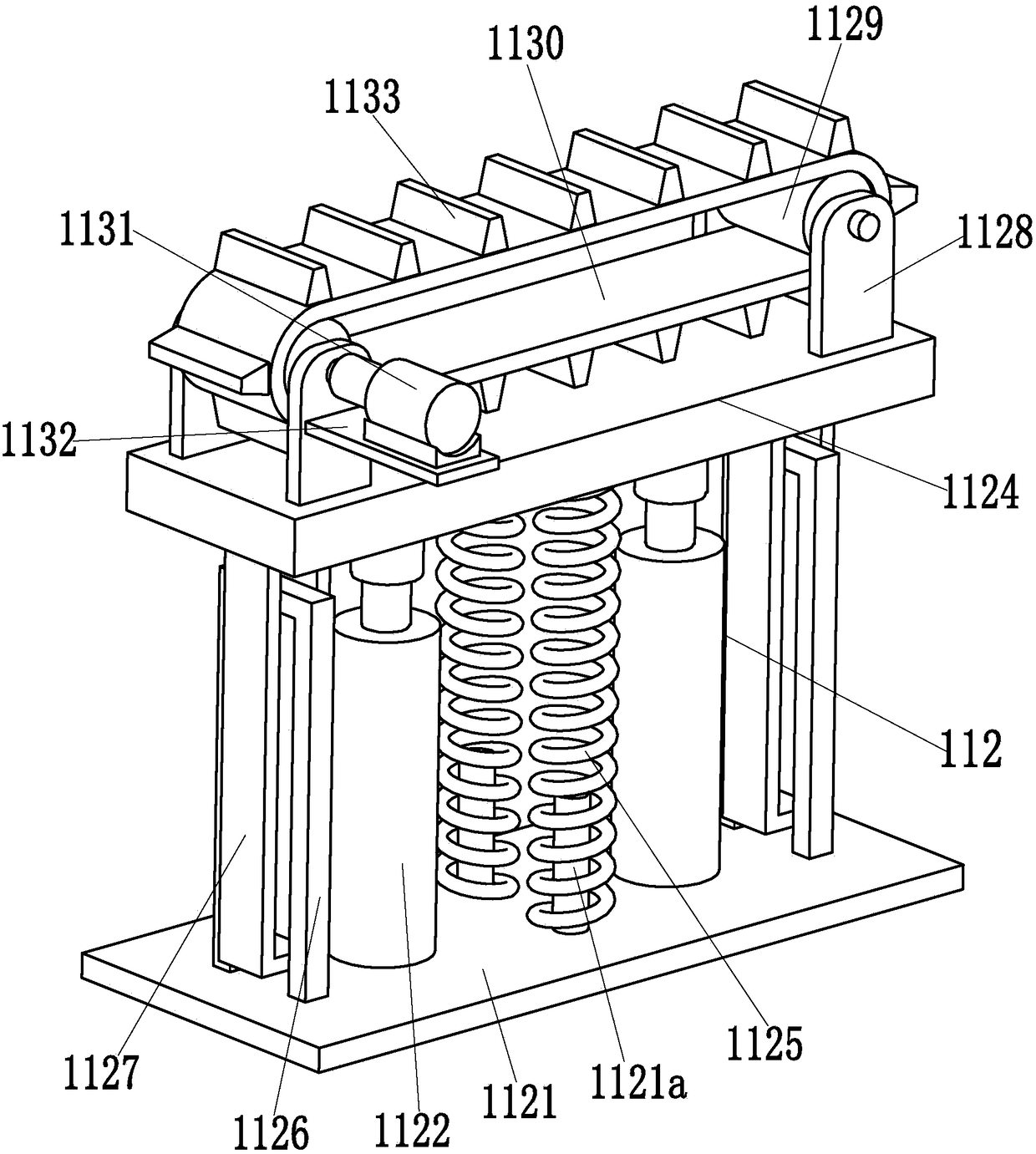 An integrated intelligent processing equipment for the inner wall of diesel pipeline