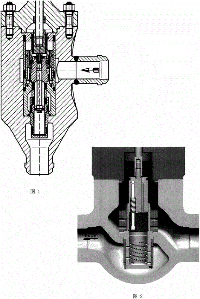 Double seal linkage pilot spool structure of high pressure differential valve