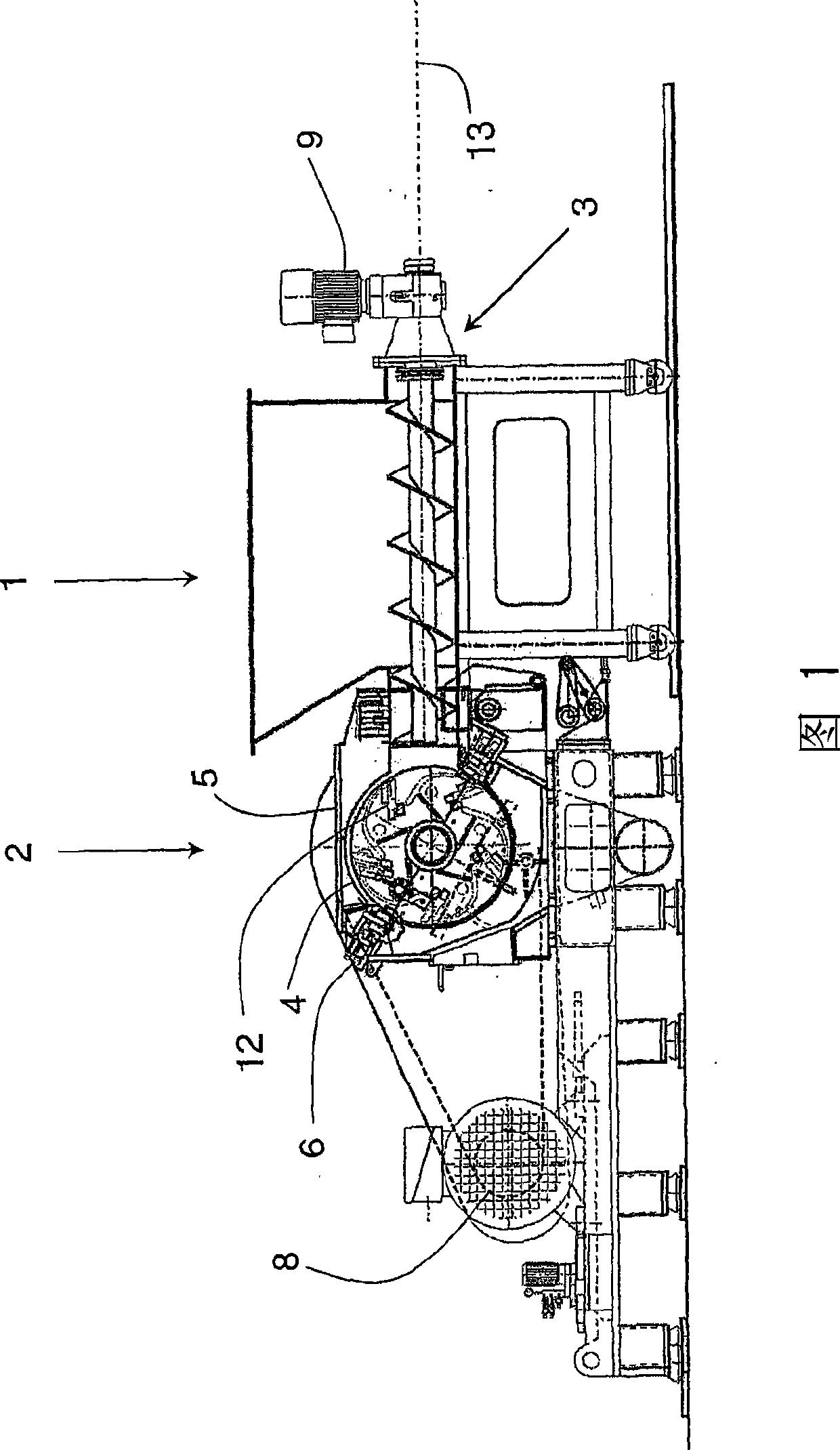 Device for comminuting all types of parts