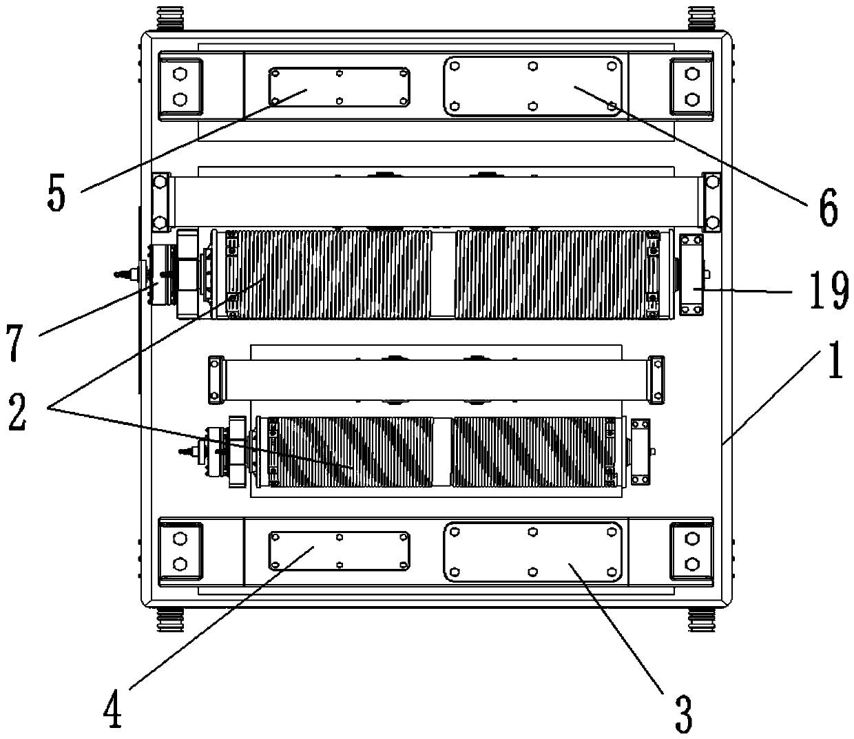 Permanent magnet direct drive lifting system with fault tolerance function for integrated crane