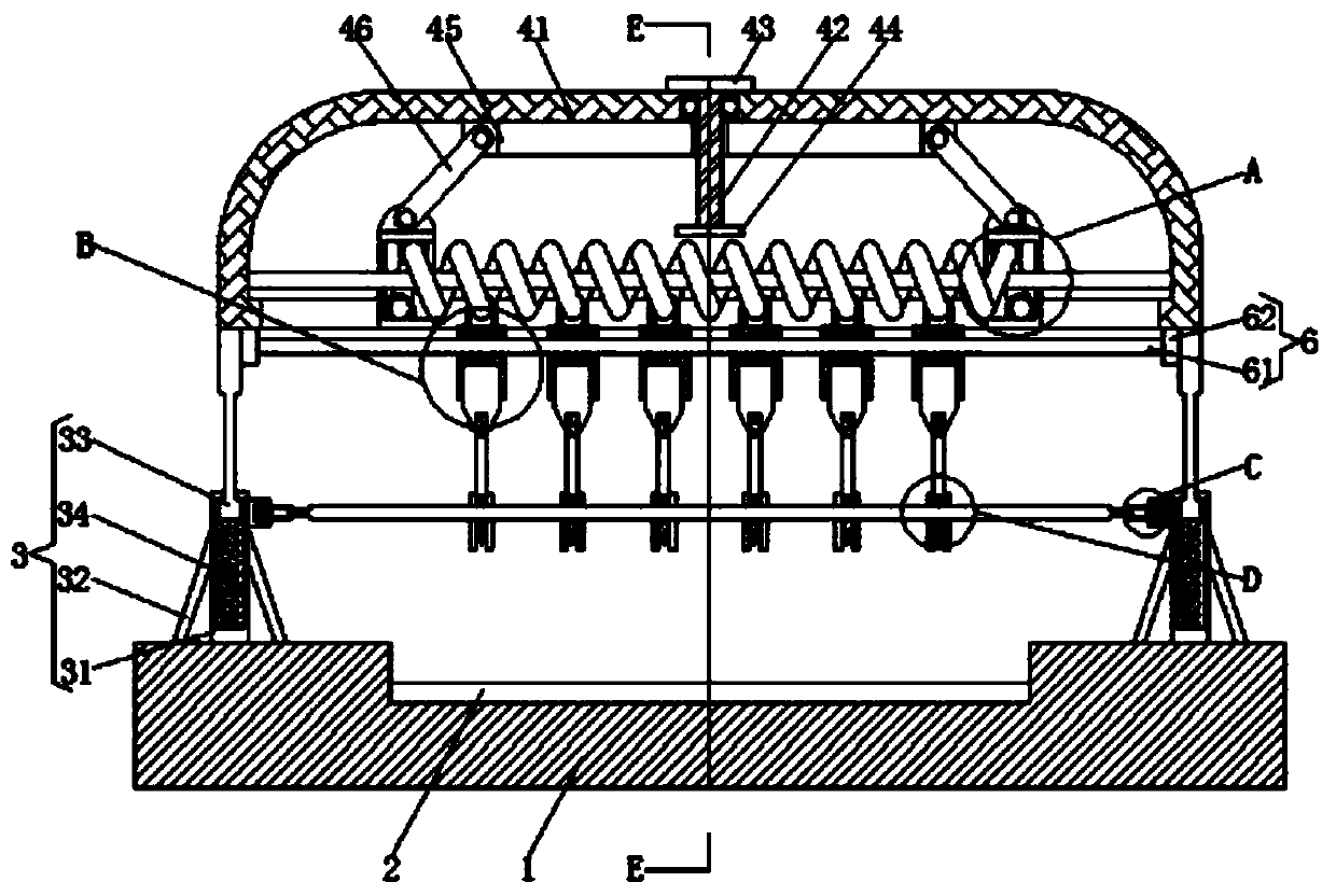 Adjustable Chinese yam slicing device and method based on elastic deformation