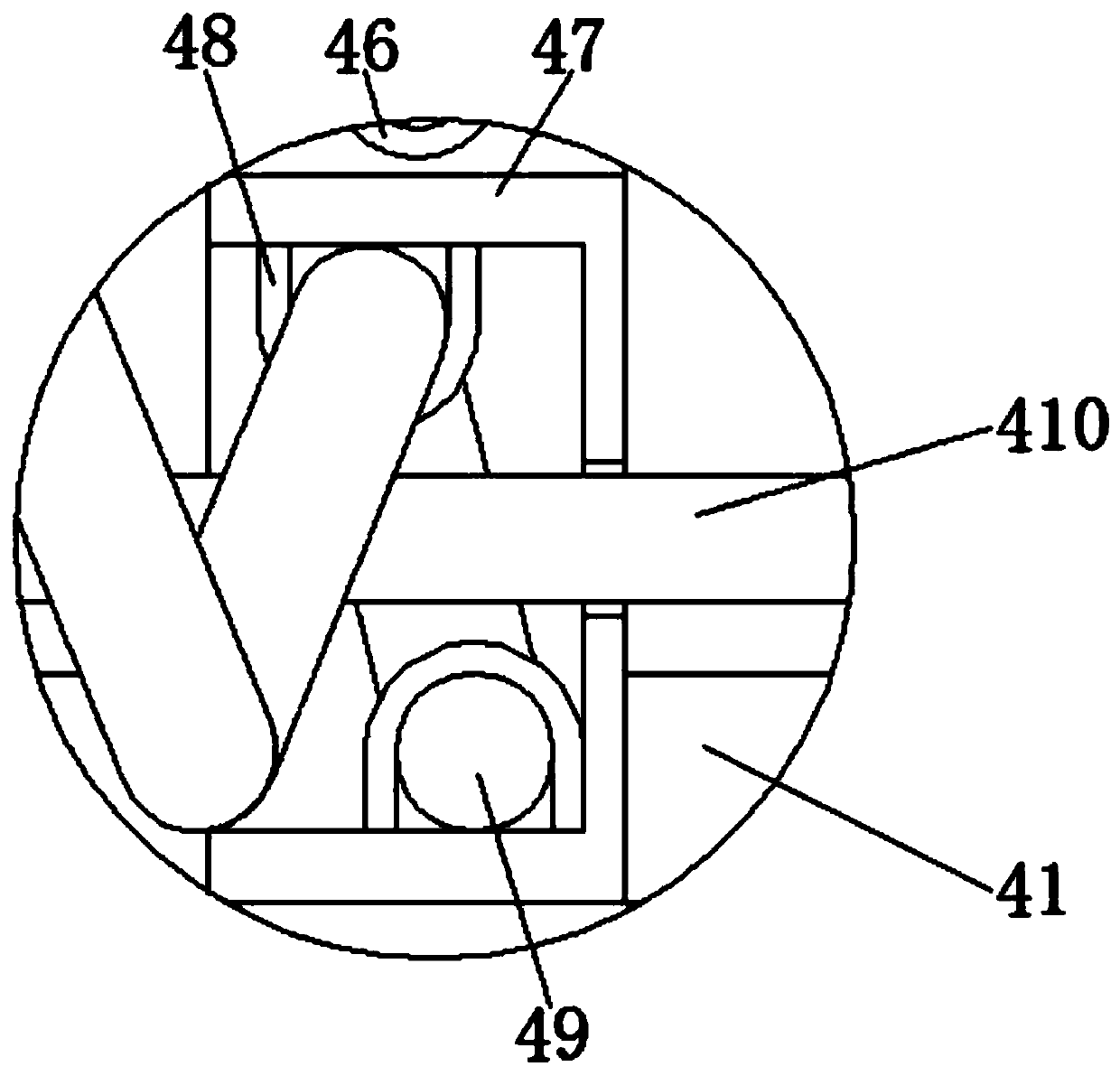 Adjustable Chinese yam slicing device and method based on elastic deformation