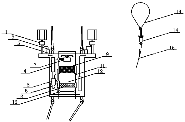 Lift-off balloon for collecting particulate matters in air by using wind power generation as power source