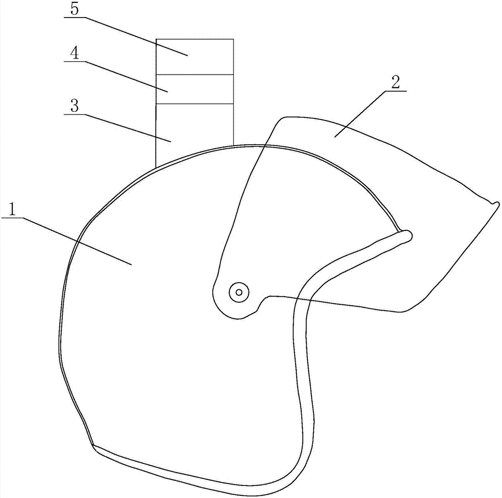 Helmet of electric bicycle