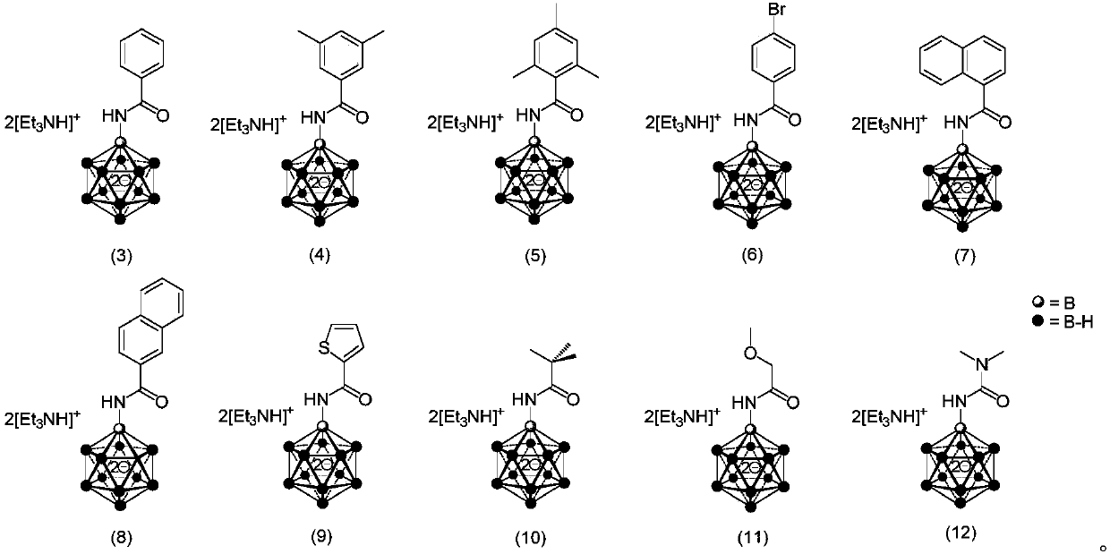 Borane compound that can be used for antibacterial therapy and its preparation method