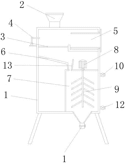 Impurity removing device for rice processing