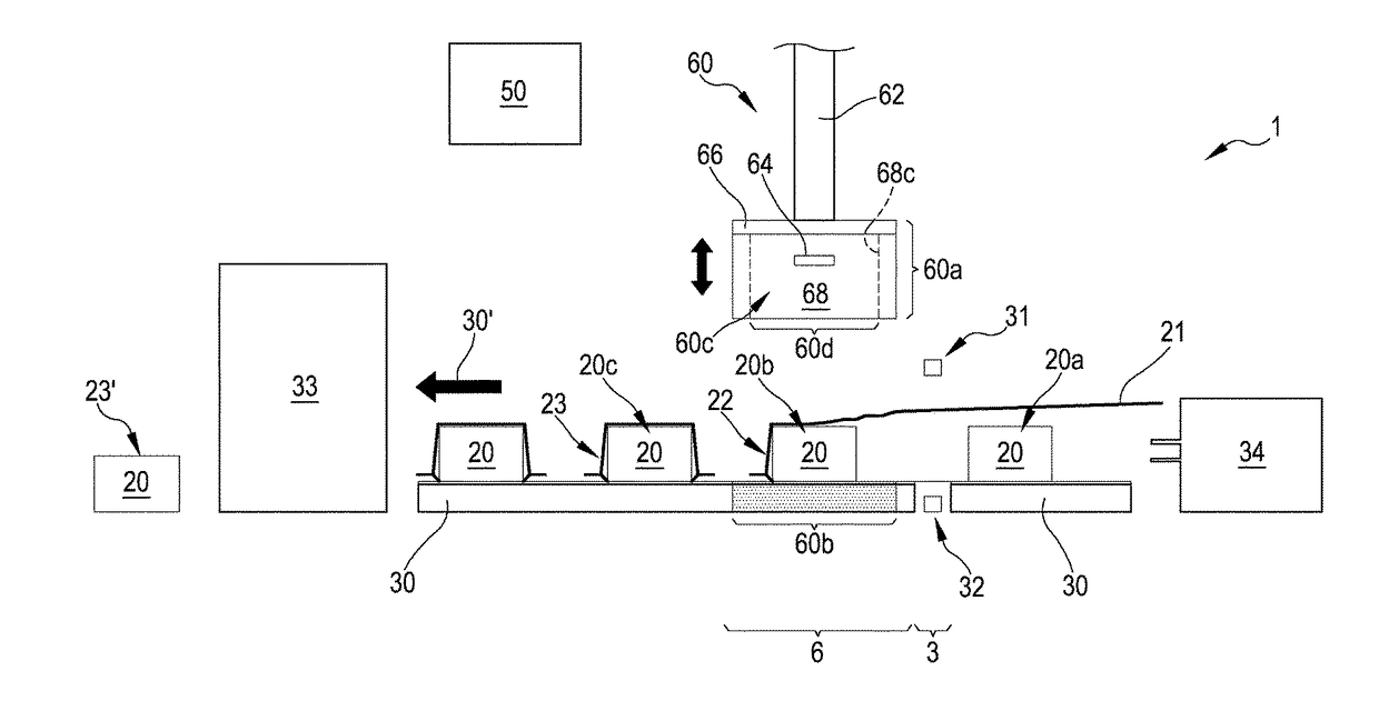 Packaging Apparatus with Evacuation Assembly and Packaging Process