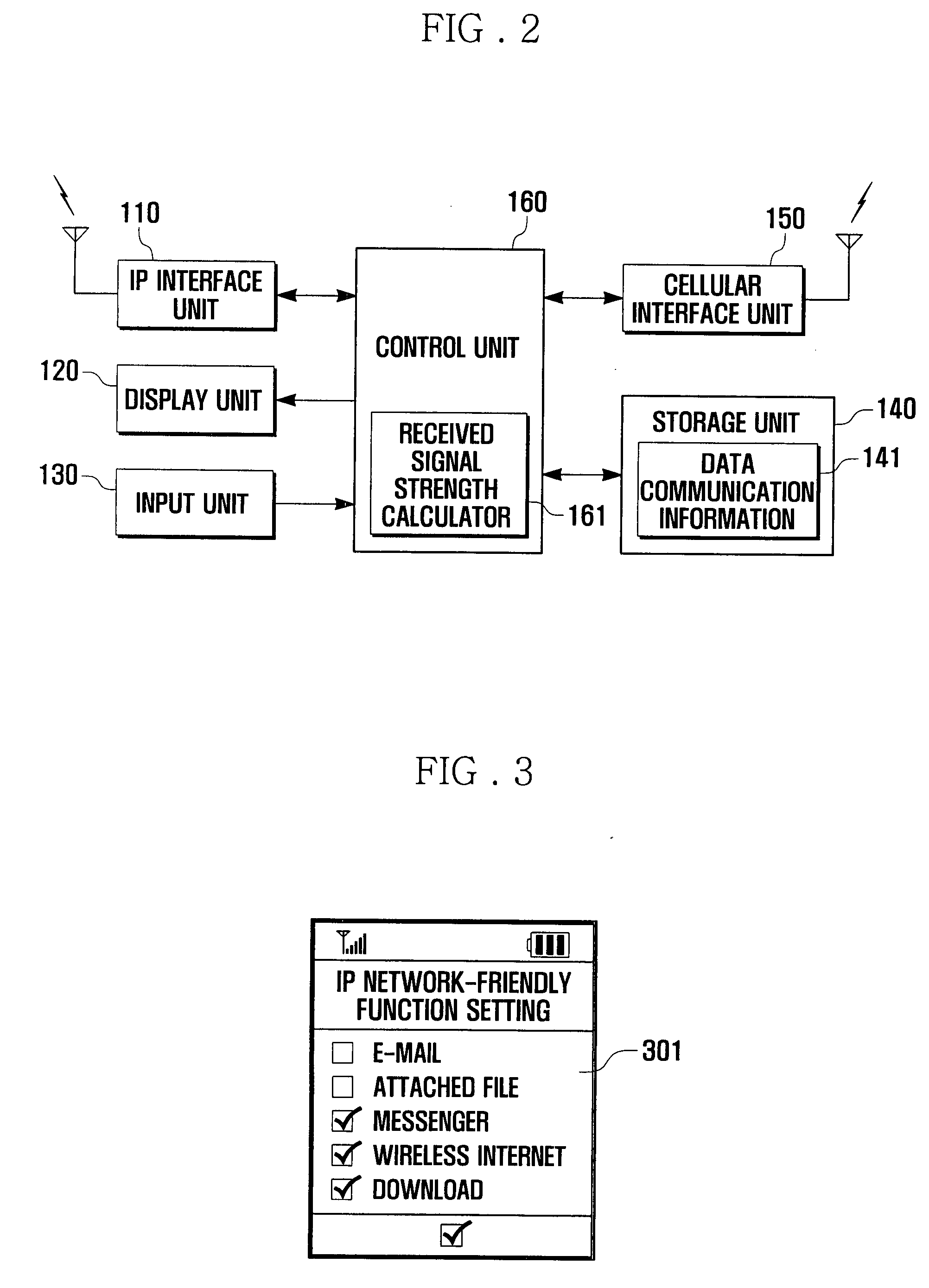 Network-adaptive function control method for dual-mode mobile terminal