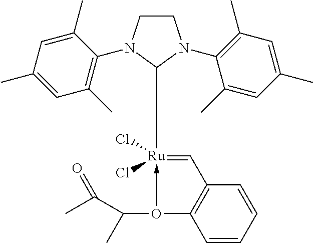 Synthesis of a branched unsaturated compound by means of cross metathesis