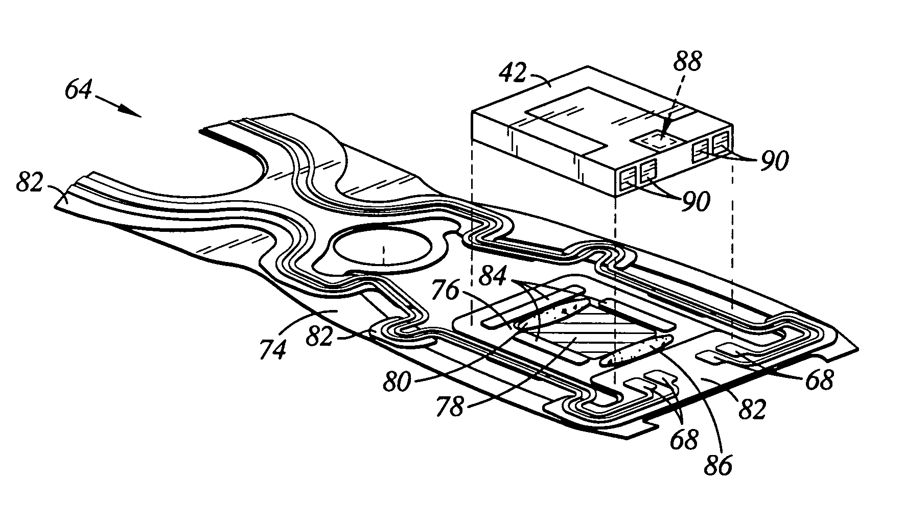 Head gimbal assembly including a trace suspension assembly backing layer with a conductive layer formed upon a gimbal having a lower oxidation rate