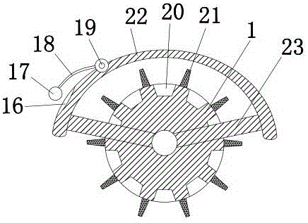 Removable integrated-type water pump cleaning device applied to roof photovoltaic power station