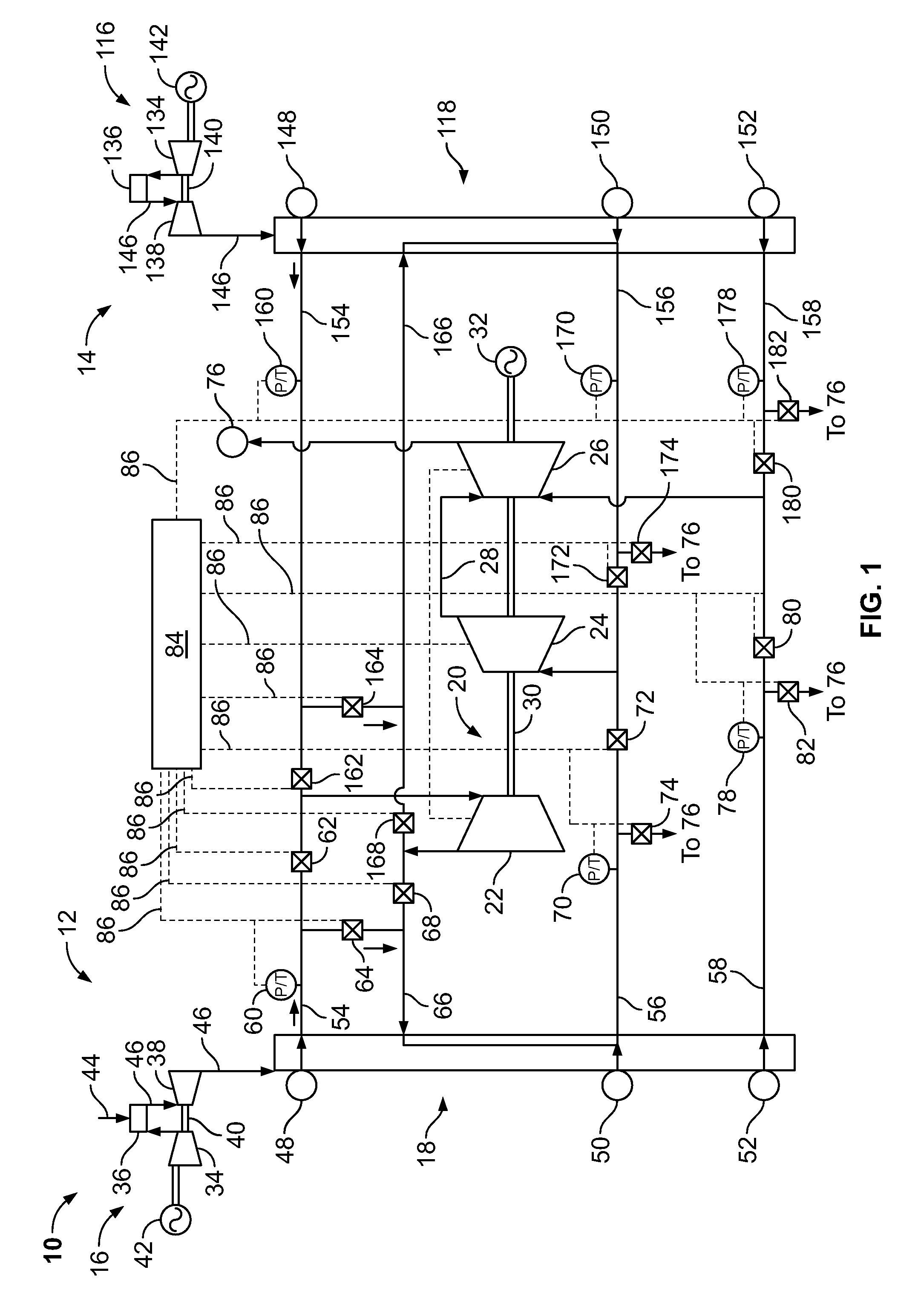 Systems and methods for channeling steam into turbines