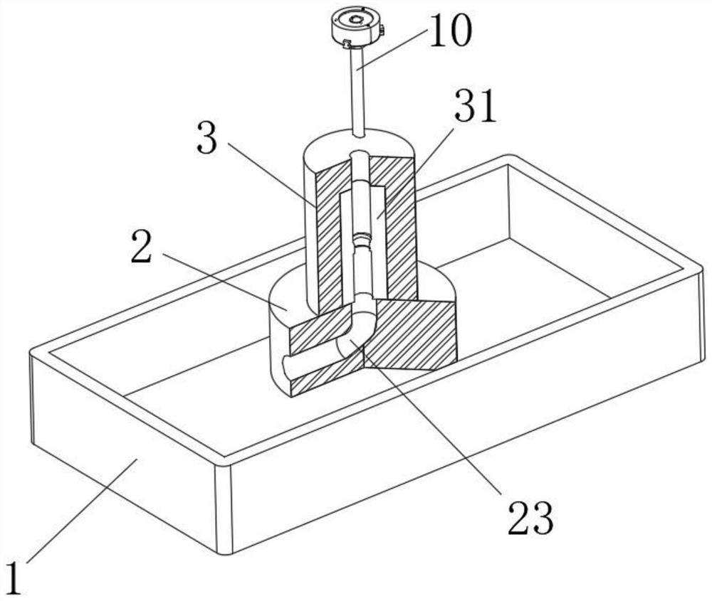 Mold rear support electrolytic machining method