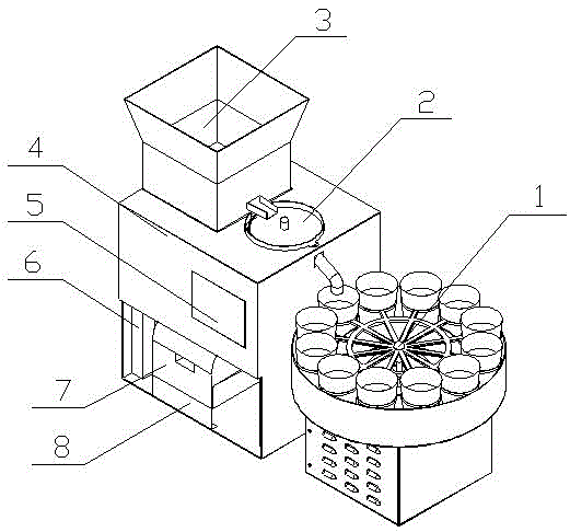 Pre-sowing seed separating device for plot breeding