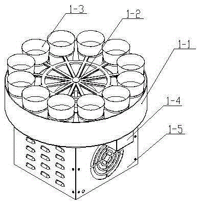 Pre-sowing seed separating device for plot breeding