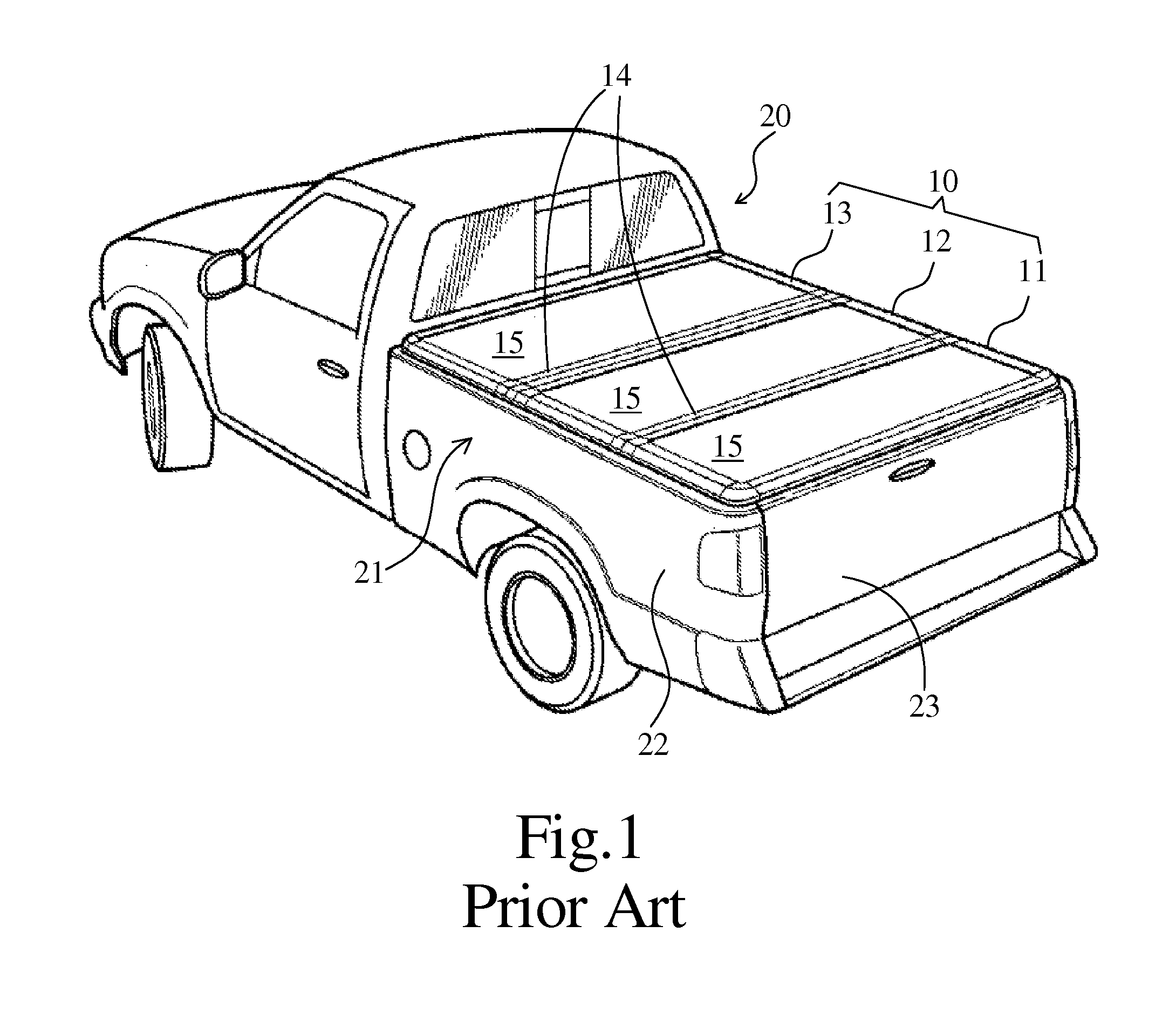 Foldable tonneau cover for pick-up truck and waterproof flexible strip thereof