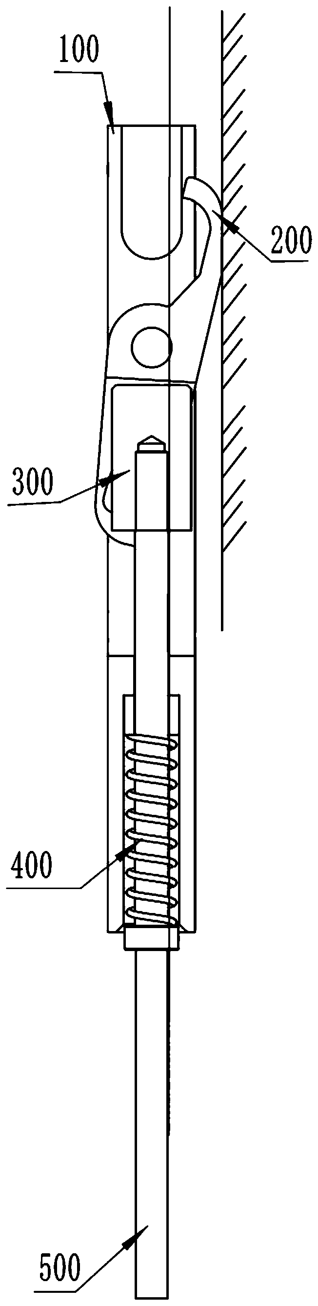 Rotary lock and novel U-shaped support assembly thereof