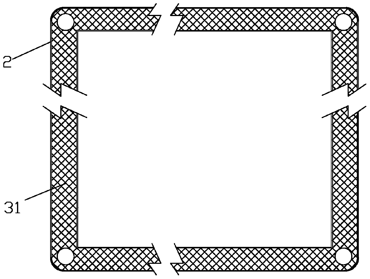 Flood storage and rainwater reuse system in sponge city