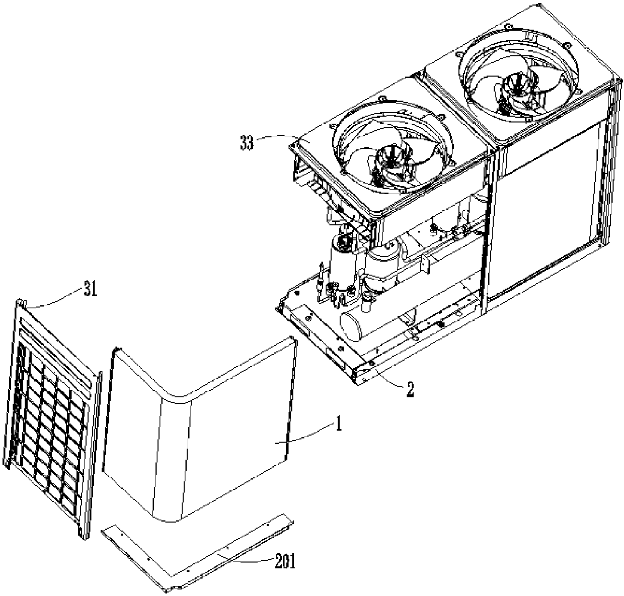 Air conditioning equipment and base thereof