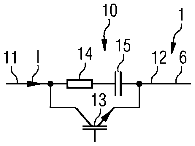 Switching device for disconnecting a current path